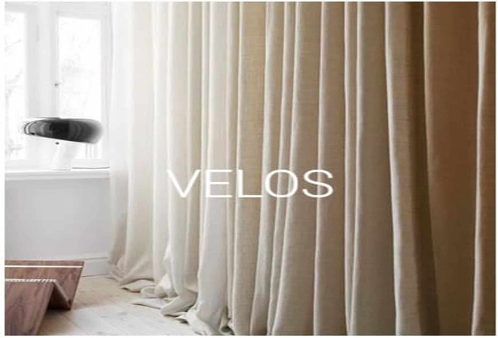Cortinas de ondas modernas en velo para habitaciones en Medellín.