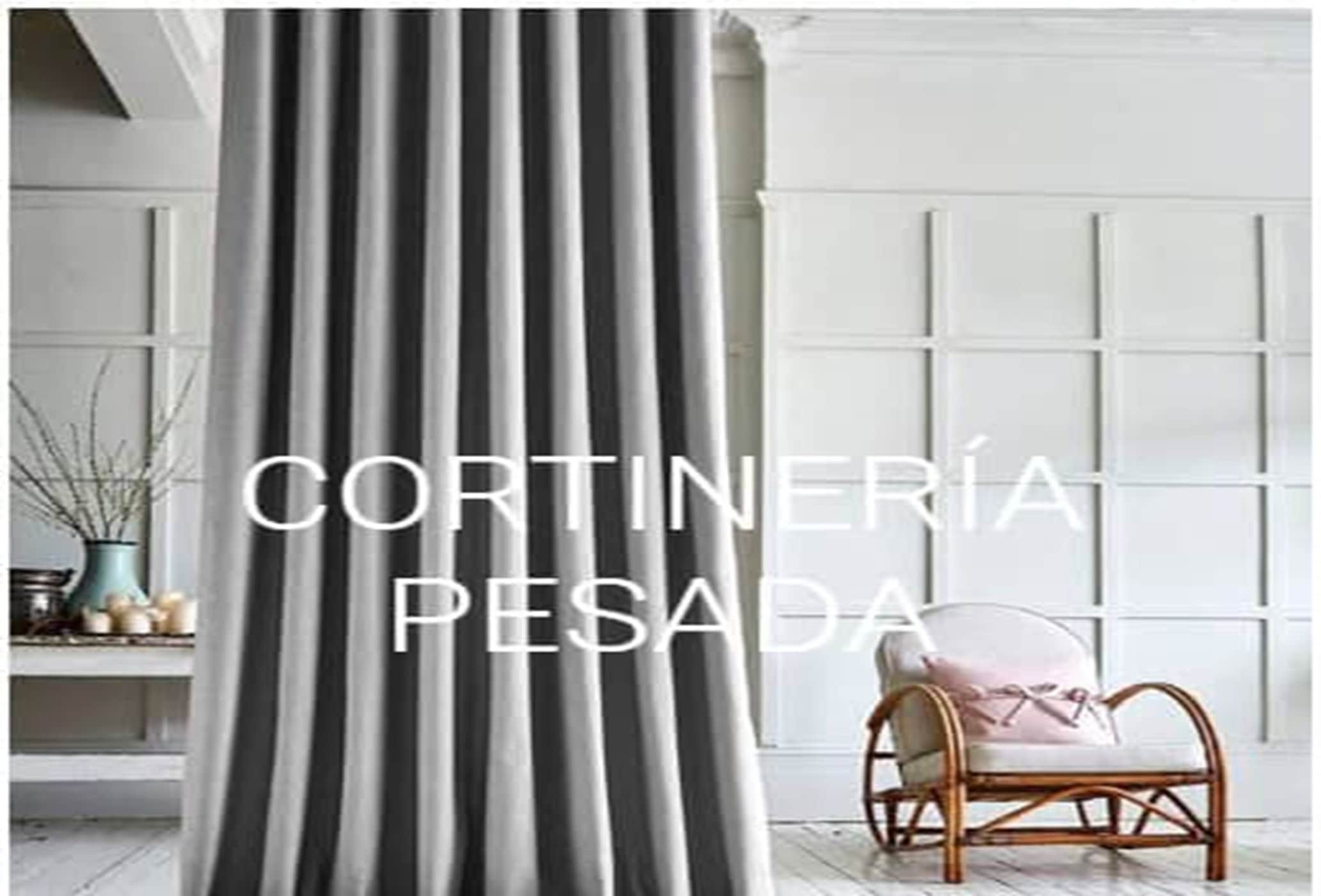 Instalación de cortinas en onda serena de tela elegante en el sector de Laureles, Medellín.