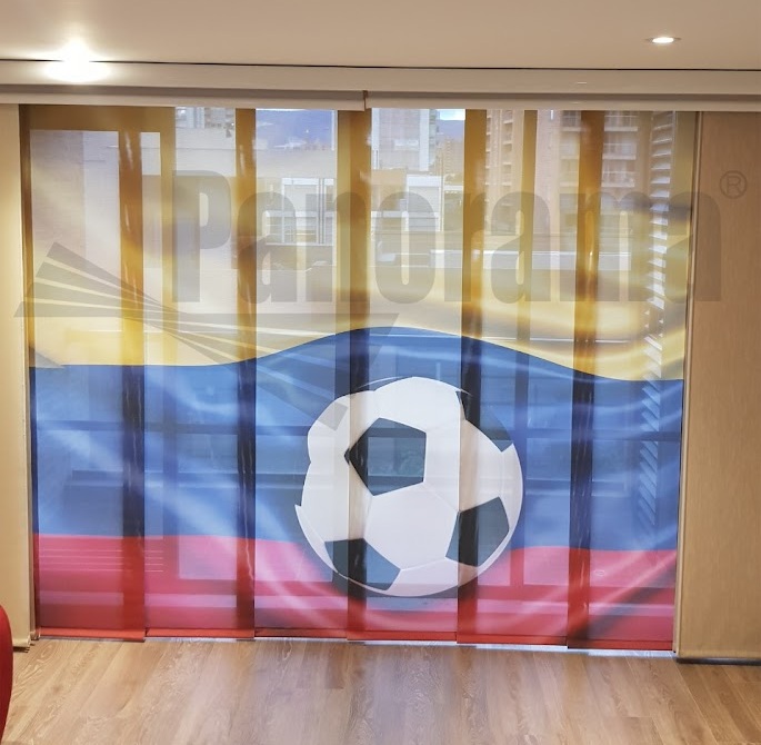 Panel japonés temático de la Selección Colombia impreso para habitaciones juveniles.